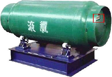 O gás engarrafa a resistência de corrosão líquida do código de barras do cilindro do cloro