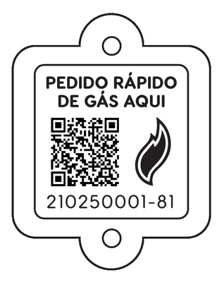 O código de barras de seguimento do cilindro do LPG da resistência do risco etiqueta a anti queimadura