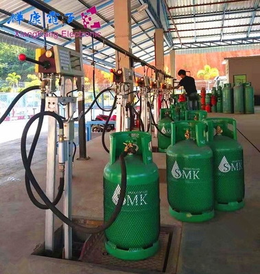 Anti máquinas de enchimento de engano do gás do batttery do Li-íon para a planta de enchimento do LPG