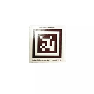 Etiqueta cerâmica de seguimento permanente do metal do código da AR do quadrado gestão de armazenamento de 70 x de 70mm