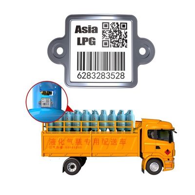 - Temperatura - código de barras alto da resistência UID QR para o seguimento do cilindro do LPG