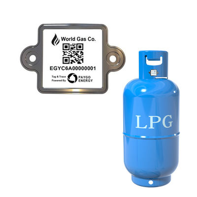 avalia primeiramente o ativo esperto do cilindro do Lpg do código de barras do esmalte de aço UV da proteção 304 que segue a etiqueta