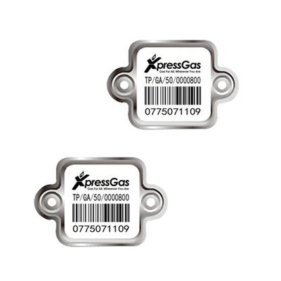 Anos exteriores permanentes do gás do código de barras do cilindro de  LPG 20