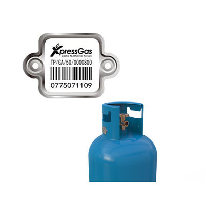 Etiqueta Digital Indentity do código de barras do cilindro de  LPG que faz a varredura simplesmente por PDA ou pelo móbil