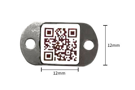 O código de barras etiqueta a resistência de seguimento 12mm*12mm de Scartch do cilindro do LPG
