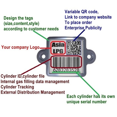 Seguir o ativo vertical do código de Qr da gestão etiqueta o enchimento de bloqueio