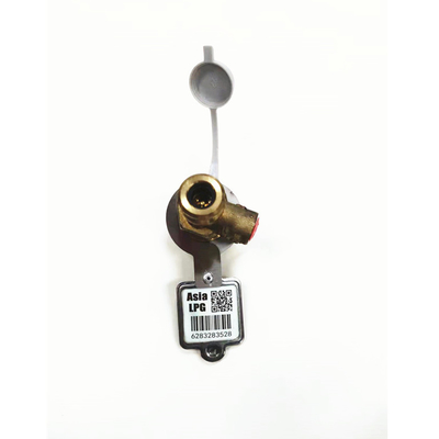 Código de barras impermeável permanente do metal para seguir anel de rebitação UV da válvula dos cilindros do LPG o anti